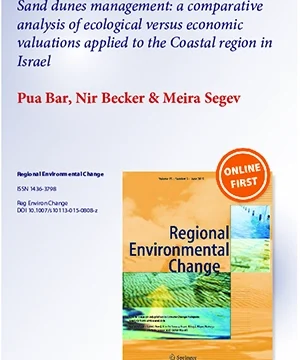 Sand dunes management- a comparative analysis of ecological versus economic valuations study