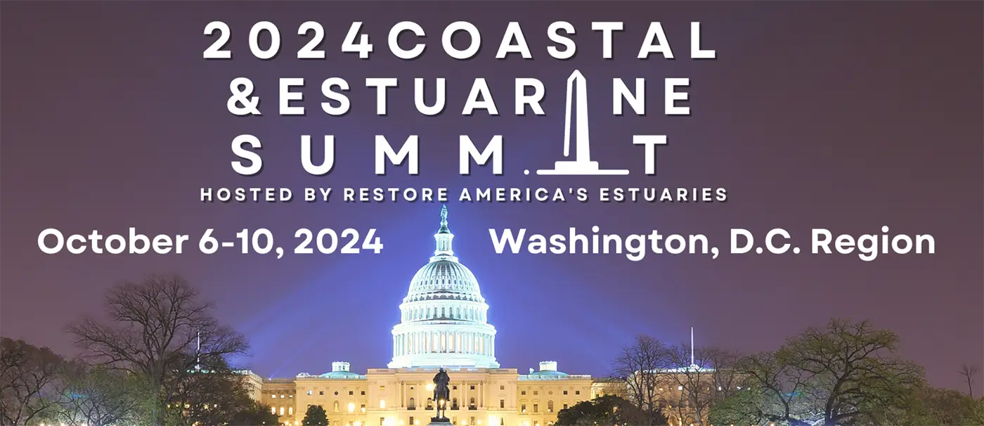 restore america's estuaries event promo graphic